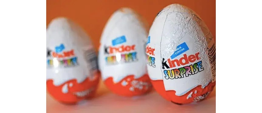 Produtos Kinder fabricados na Europa são proibidos no Brasil pela Anvisa