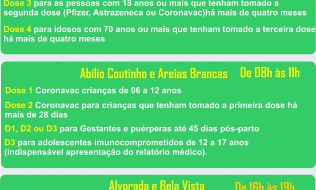 Imunização contra a Covid-19 ocorrerá nesta terça-feira em Formiga