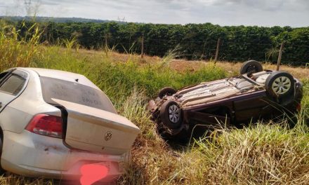 Acidente deixa vítimas com ferimentos na LMG-824, em Doresópolis