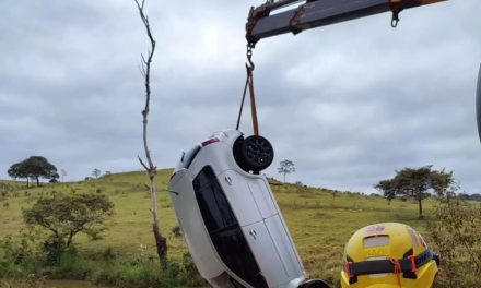 Aniversariante e outras três pessoas morrem após carro cair em lagoa em Minas