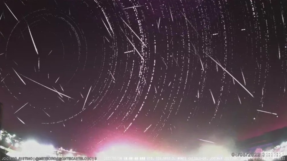 Mais de 300 meteoros são vistos do céu de Santa Catarina
