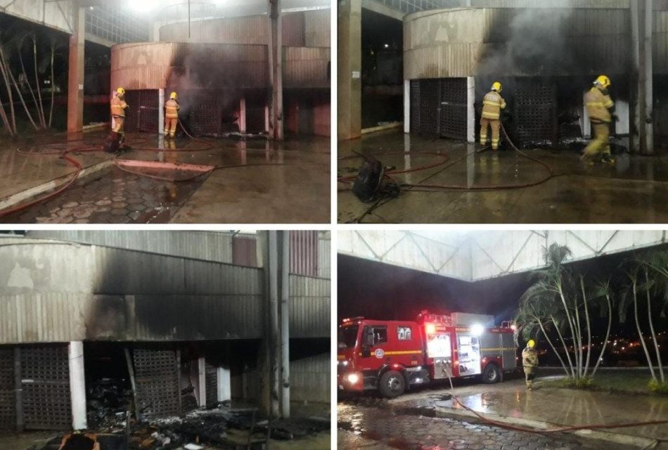 Incêndio é registrado em cômodo do Terminal Rodoviário de Arcos