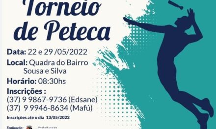 Inscrições para o Torneio de Peteca estão abertas