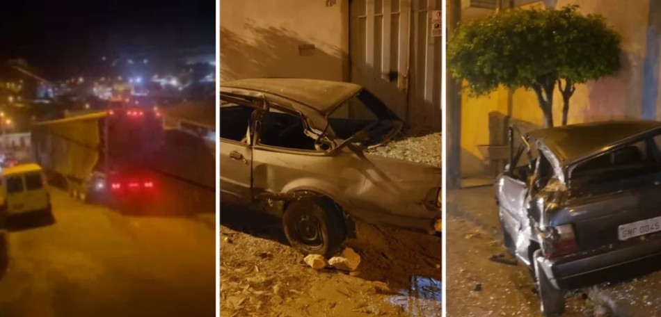 Caminhoneiro que atingiu vários carros e casas na Grande BH usou rebite, cocaína e dirigiu 5 dias sem dormir