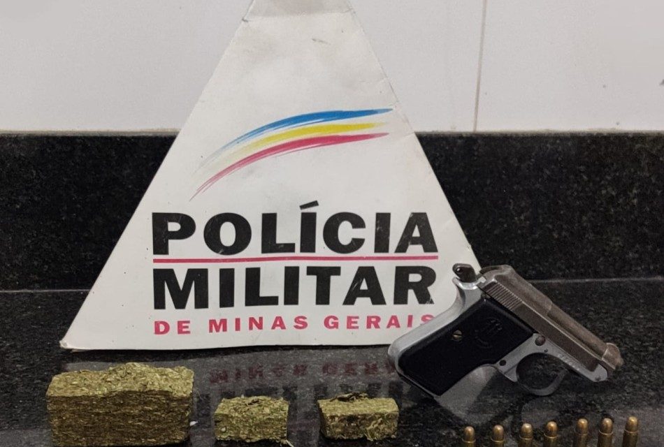 Polícia Militar prende homem com drogas e arma de fogo em Formiga