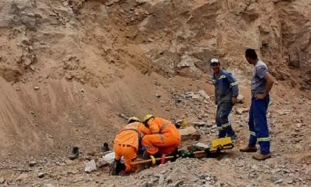 Trabalhador cai de uma altura de 12 metros de pedreira em Oliveira