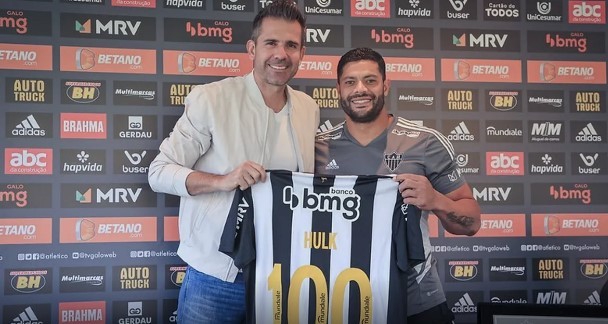 Hulk é homenageado por marca importante no Atlético e mira 100º gol pelo clube