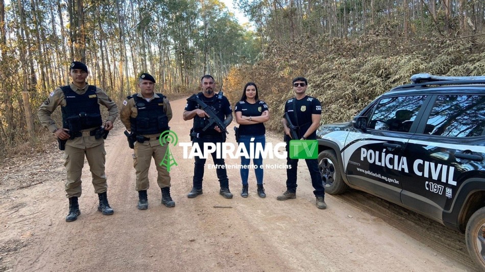 Polícias Civil e Militar realizam operação contra o furto de café em fazendas de Campos Altos