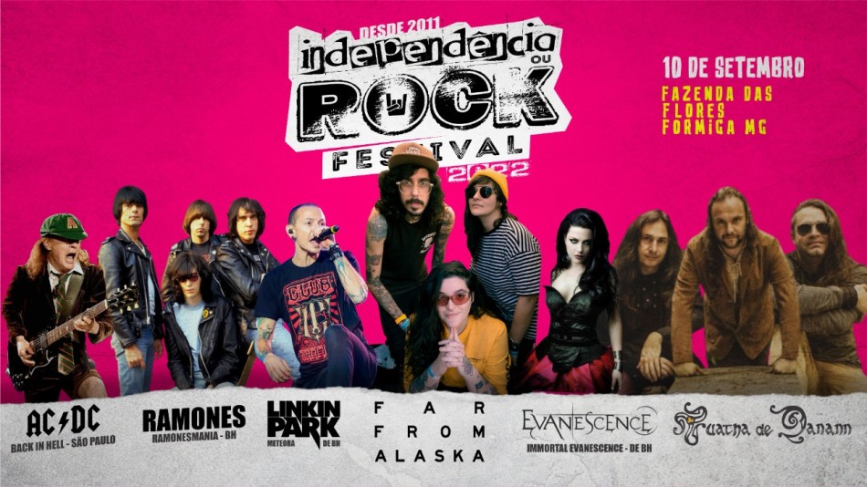 10ª edição do Independência ou Rock será realizada em Formiga em setembro