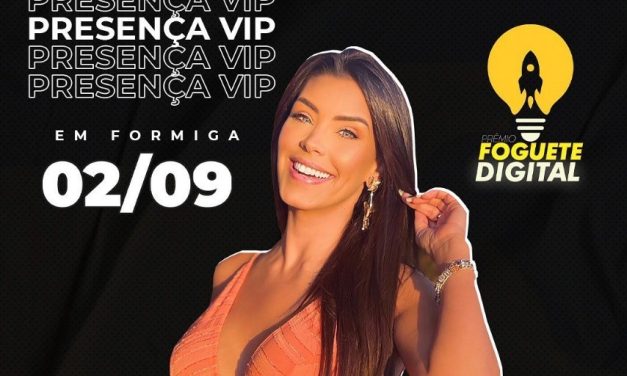 Ex-BBB, Ivy Moraes, fará a entrega dos troféus do Prêmio Foguete Digital no dia 2 de setembro