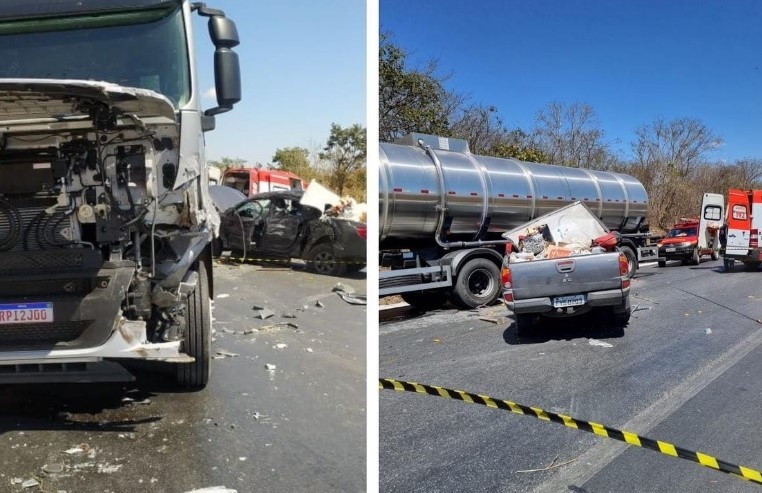 Adolescente morre após colisão entre carro e carreta em Minas