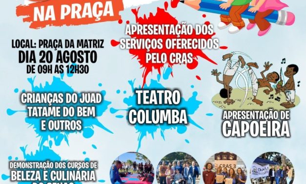 CRAS na praça será realizado no próximo sábado