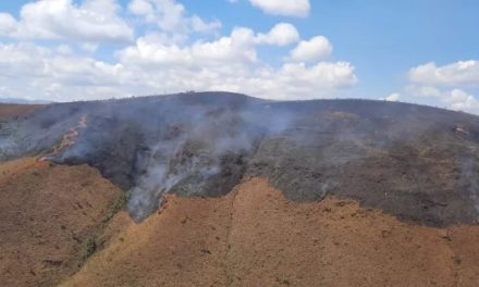 Incêndio destrói Serra Morro do Chapéu, em Nova Lima