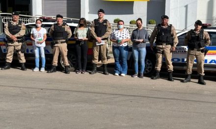 Polícia Militar participa da campanha Agosto Lilás em Bambuí