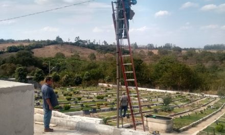 Cemitério Parque da Saudade recebe lâmpadas de LED