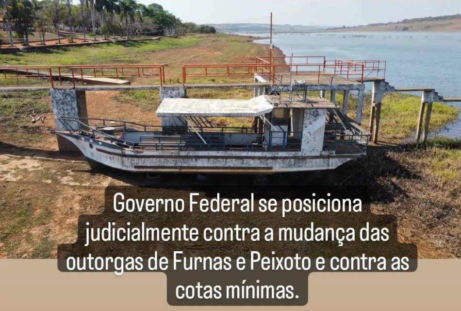 Briga política resulta em mais prejuízos para Minas Gerais. Governo federal quer perpetuar o desvio de nossas águas!