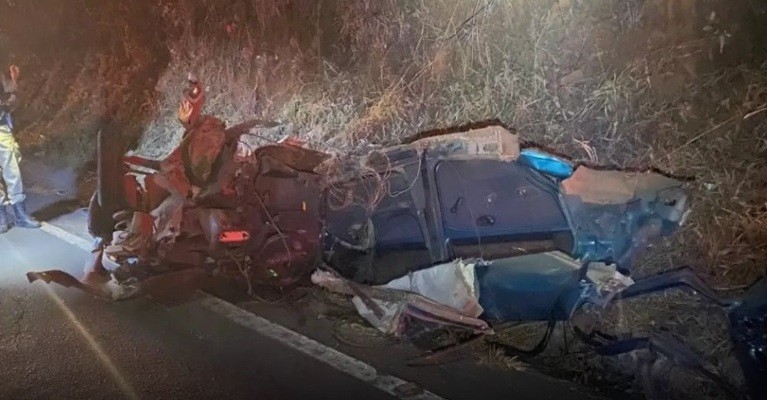 Grave acidente deixa dois mortos e um ferido no interior de Minas