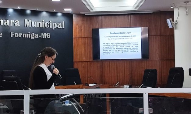 Realizada audiência pública de prestação de contas do segundo quadrimestre