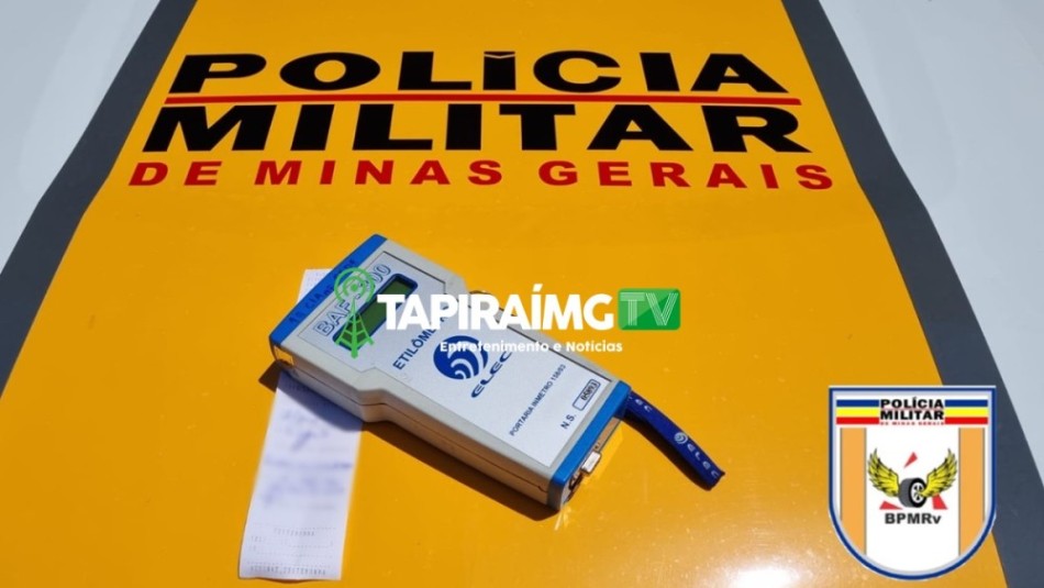 Condutor com sintomas de embriaguez tem CNH recolhida na MG-050, em Capitólio