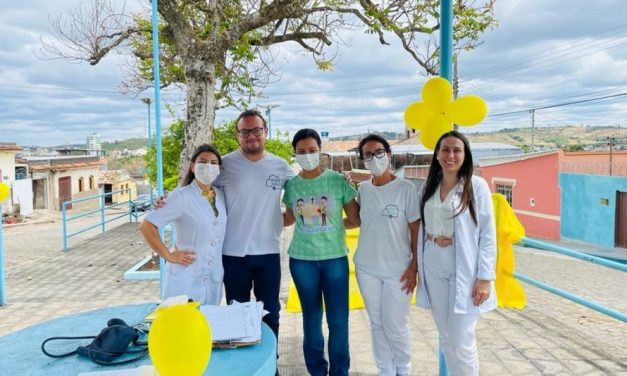 UBS Rosário: Servidores fazem ação de conscientização em alusão ao Setembro Amarelo