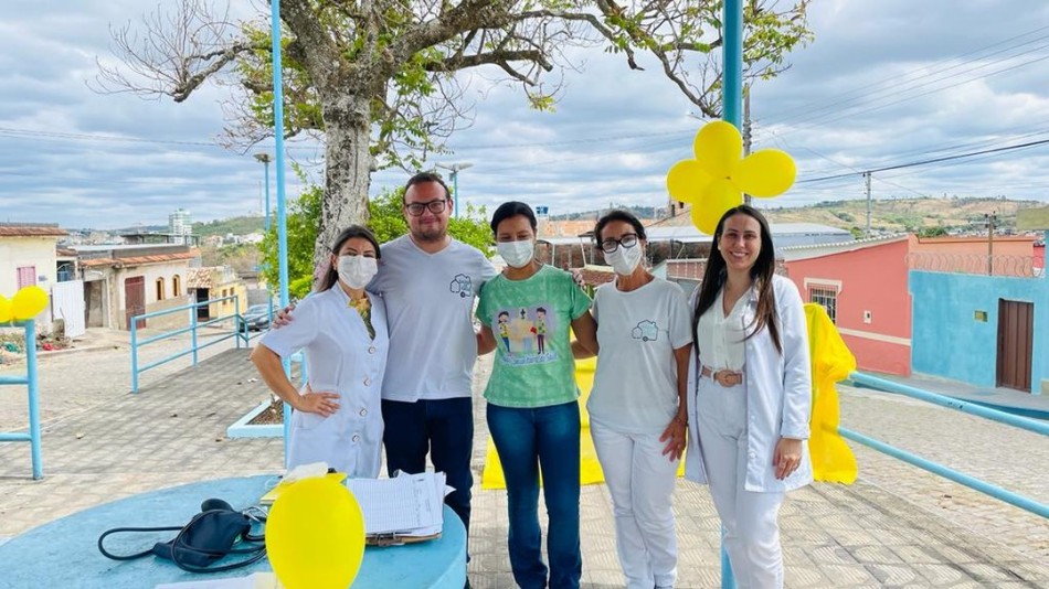 UBS Rosário: Servidores fazem ação de conscientização em alusão ao Setembro Amarelo