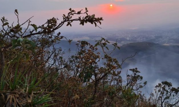 Fogos de artifício teriam causado incêndio que destruiu 250 hectares da Serra do Rola Moça