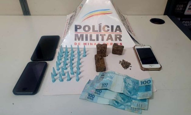 Foragido da Justiça é preso com cocaína e sementes de maconha em Divinópolis