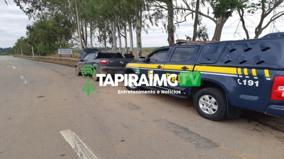 Caminhonete furtada em Belo Horizonte é recuperada na BR-262, em Luz