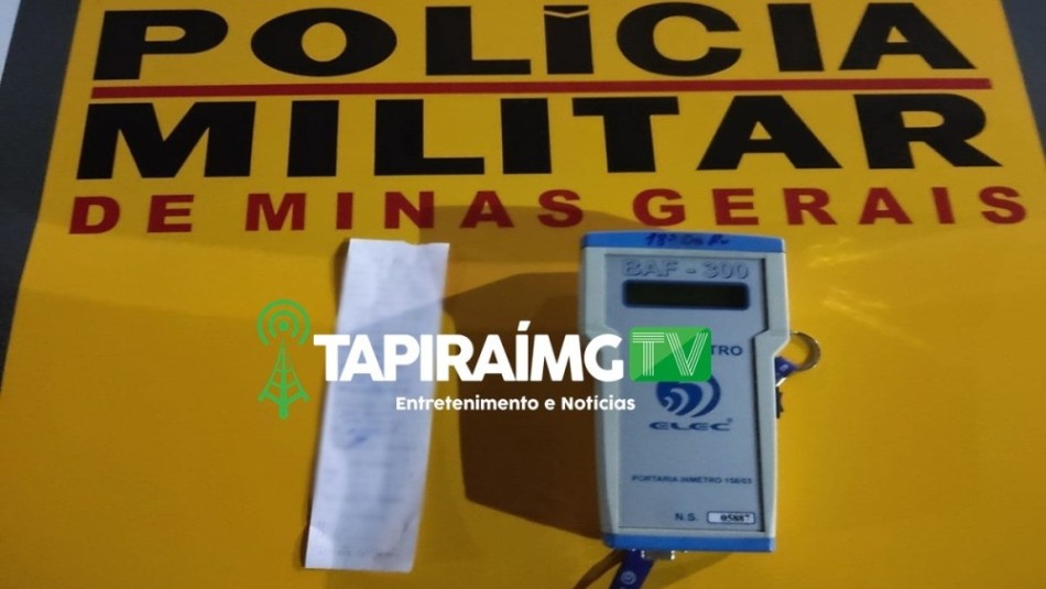 Motorista com sintomas de embriaguez tem CNH recolhida na MG-050, em Capitólio