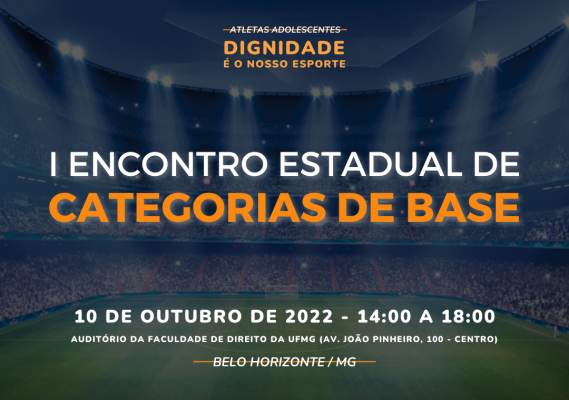 BH vai sediar o I Encontro das Categorias de Base de Futebol do estado de Minas