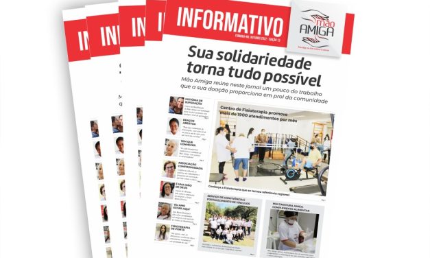 Mão Amiga lança informativo em prol de seus assistidos