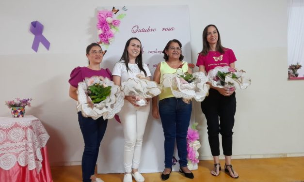 ‘Outubro Rosa’: Cras I e parceiros realizam palestra sobre câncer de mama