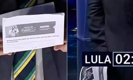 Saiba o que estava escrito no papel que Lula mostrou a Bolsonaro durante debate da Band