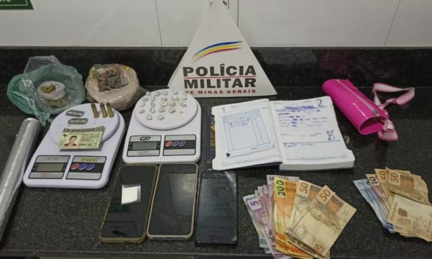 Adolescente é apreendido e mulher é presa por tráfico de drogas no bairro Nossa Senhora Aparecida, em Formiga