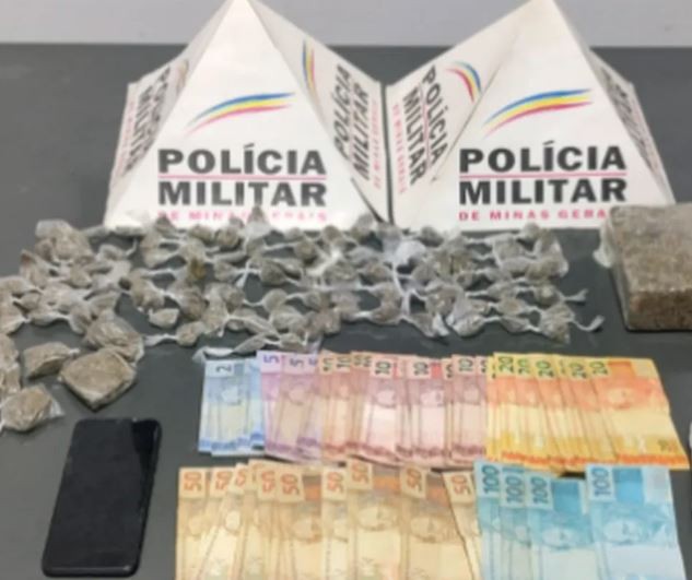 Rapaz é preso após ser flagrado traficando drogas em Papagaios