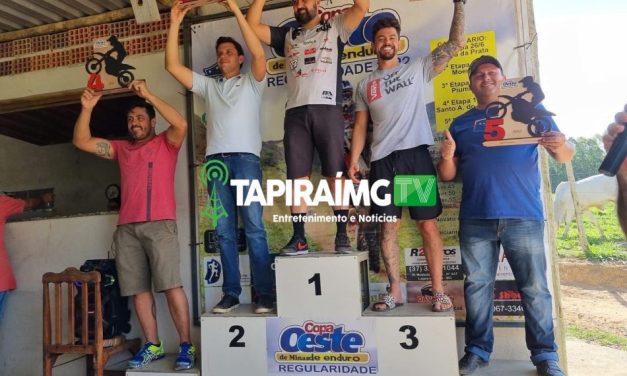 Piloto bambuiense é campeão da Copa Oeste de Enduro de regularidade, em Arcos