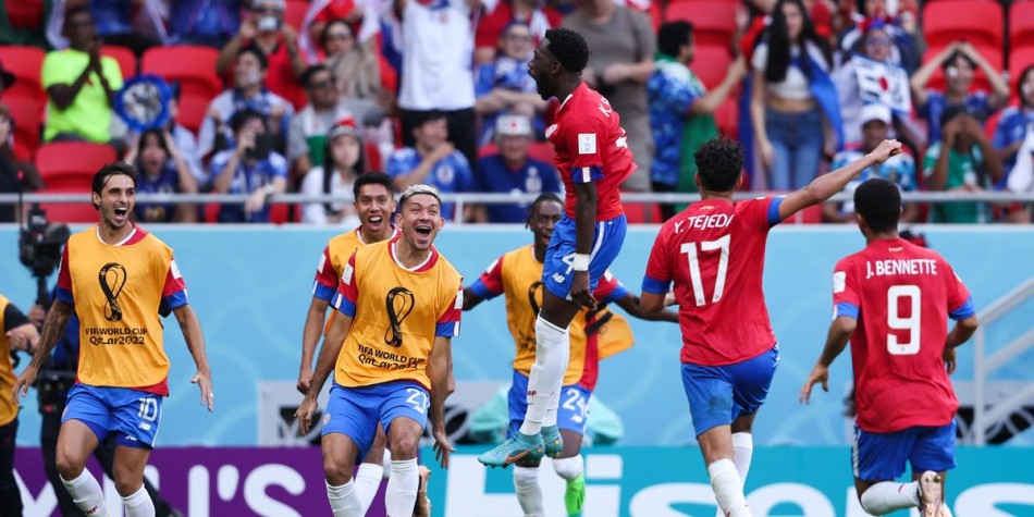 Costa Rica bate Japão por 1 a 0 e sonho da classificação segue vivo