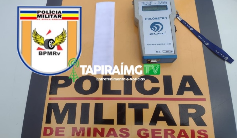 Motorista com sintomas de embriaguez tem CNH recolhida na MG-050, em Capitólio