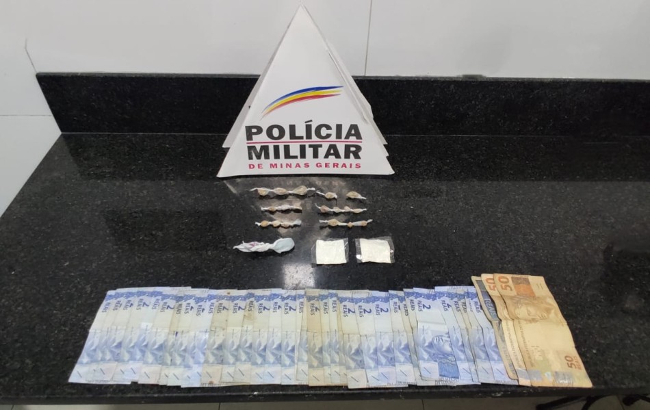 Dois são presos por tráfico de drogas no bairro Água Vermelha, em Formiga