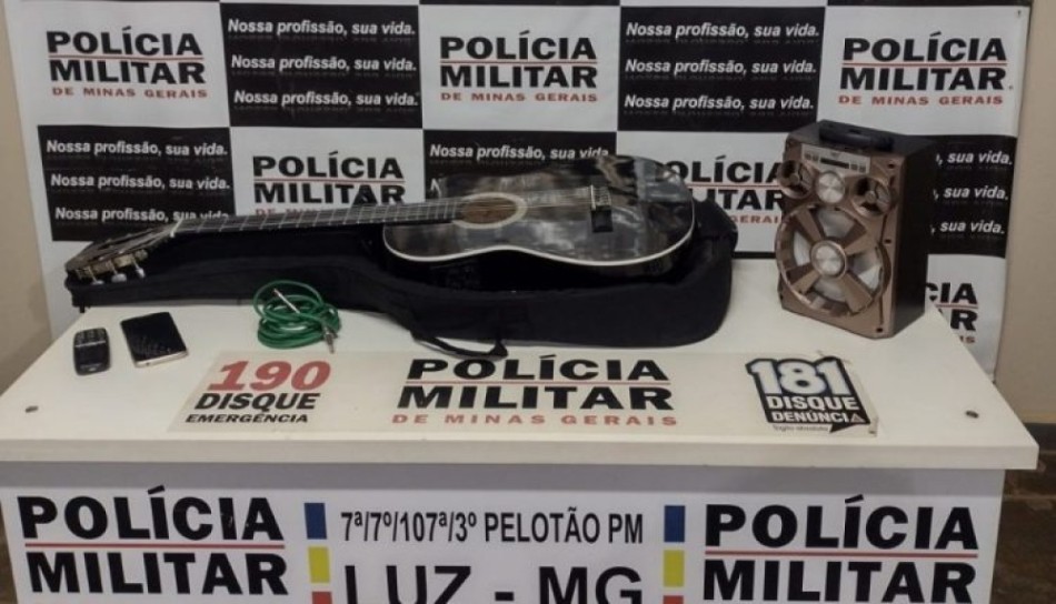 Polícia Militar prende suspeitos de furto em Luz e recupera bens furtados