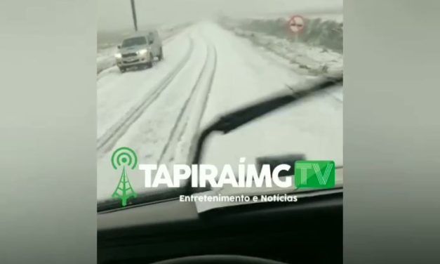 Lagoa da Prata e Bambuí registram chuva de granizo nesta terça-feira