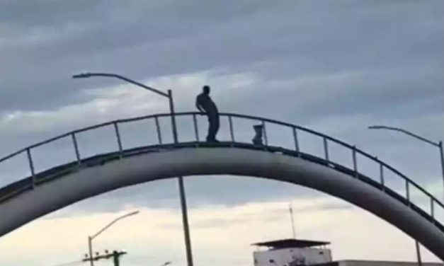 Homem pula de ponte em MG gritando ‘Exército, salve o Brasil’