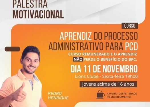 Projeto “Inclusão da pessoa com deficiência no mercado de trabalho” é realizado em Formiga
