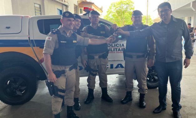 Patrulha Rural: Viatura é entregue durante solenidade em Dores do Indaiá