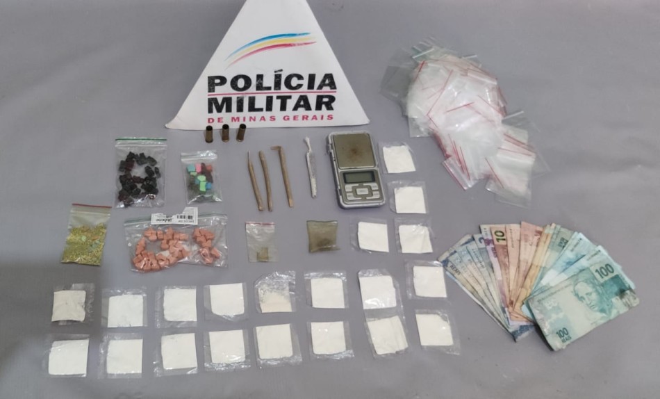 Dois jovens são presos com grande quantidade de drogas em estabelecimento no Nossa Senhora de Lourdes