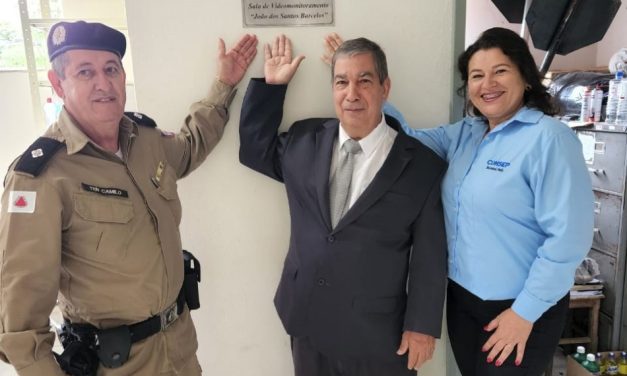 Polícia Militar de Bambuí recebe visita de juiz de direito