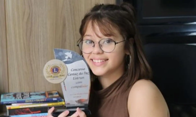 Desenho: aluna de Minas representará Brasil em concurso mundial