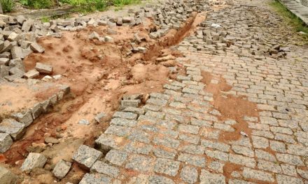 Ruas do Santa Luzia são danificadas pelas chuvas