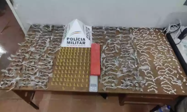 Jovem perde ônibus e acaba preso com várias drogas em MG