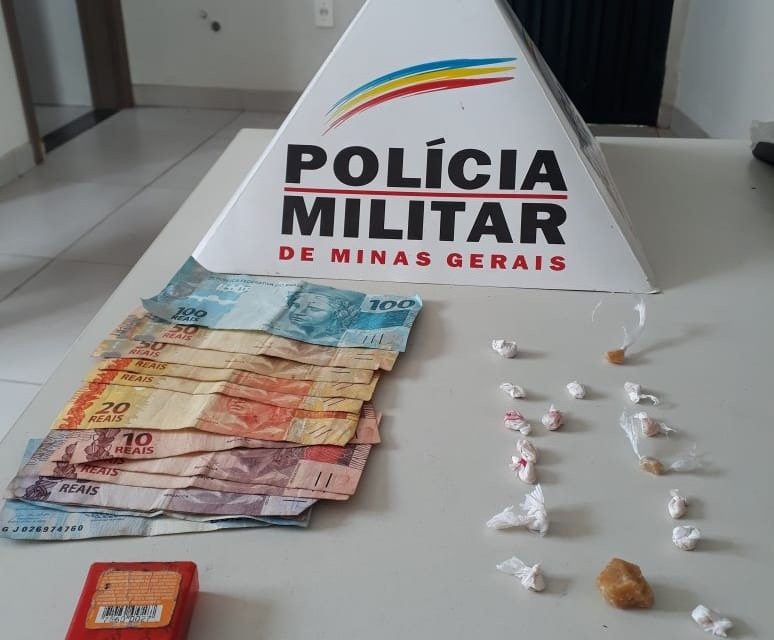 Casal é preso suspeito de tráfico de drogas no Vargem Grande, em Formiga